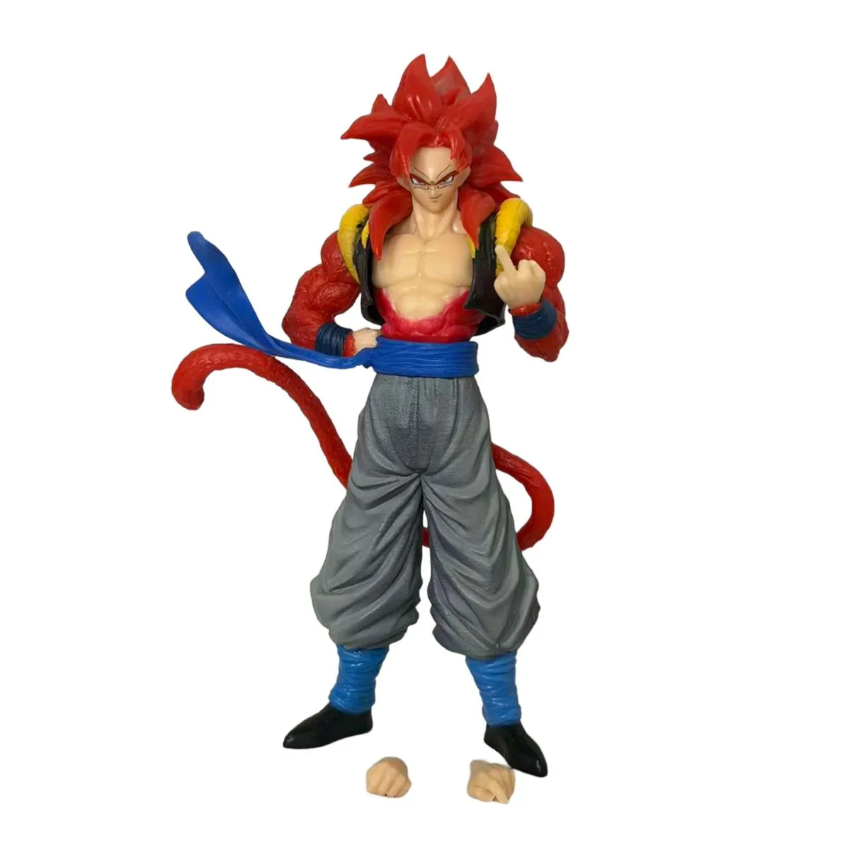 Dragon Ball Super Saiyan 4 Gogeta Figure – SSJ4 Fusion Statue, Anime GK Model, Collectible Art Toy & Display Ornament